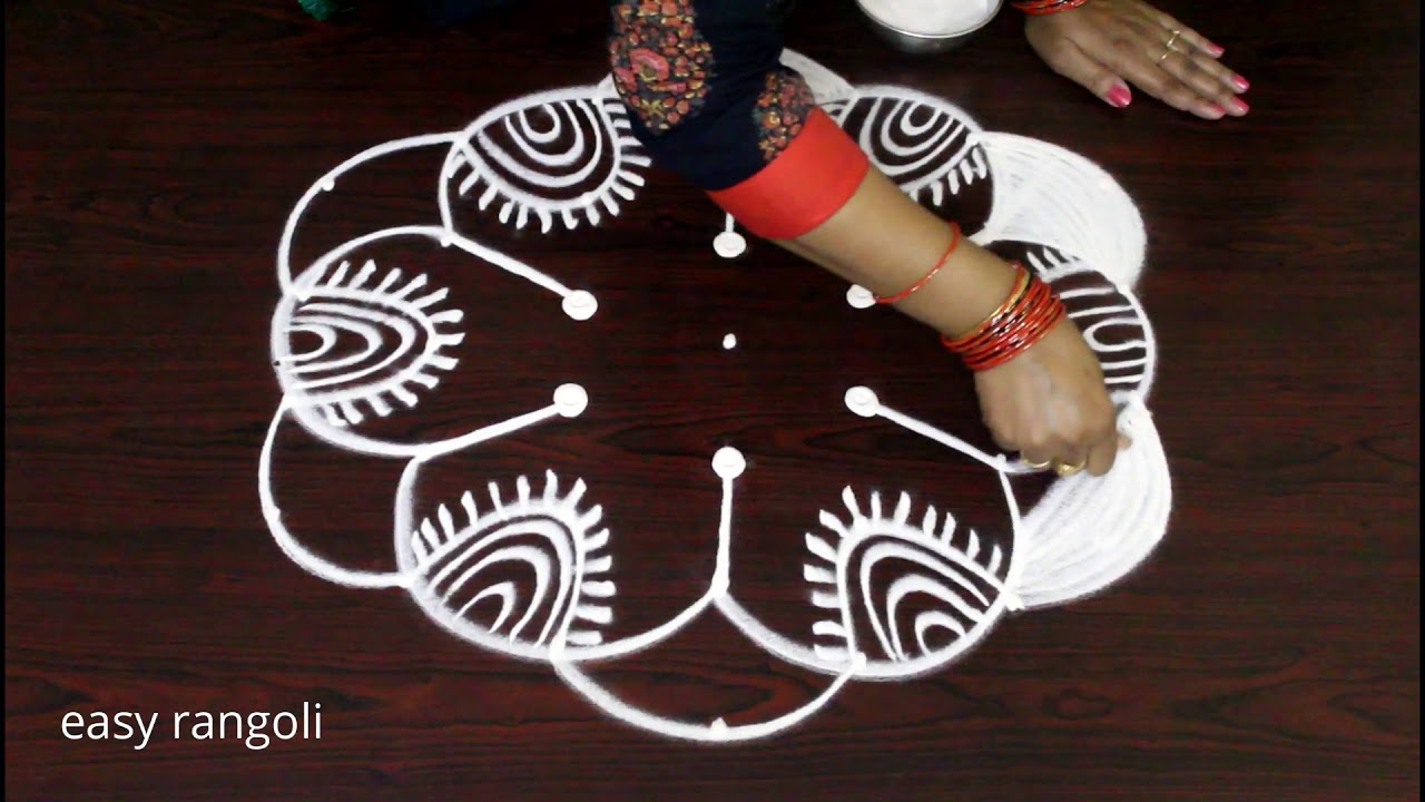 25 Easy Creative Rangoli Designs With Dots To Try In 2019 foto 25 Easy Creative Rangoli Designs With Dots To Try In 2019 foto