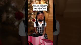 When Your Kid Thought You Were Just Joking About Getting Them Coal For Christmas