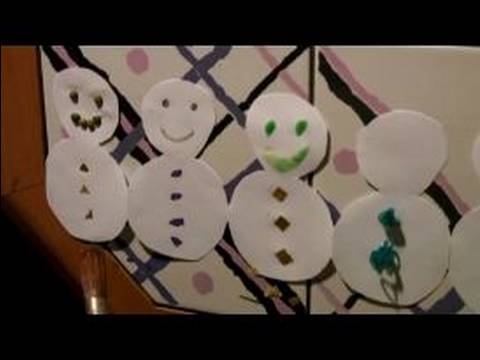 Making Paper Snowmen