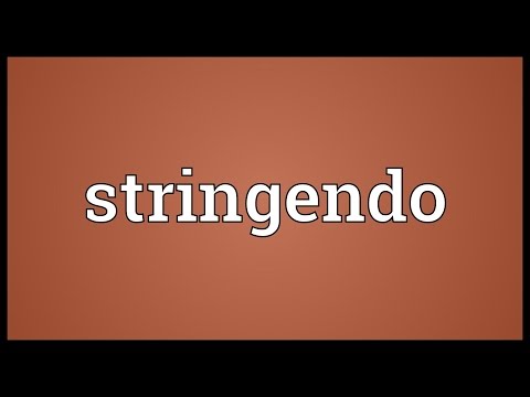Header of stringendo