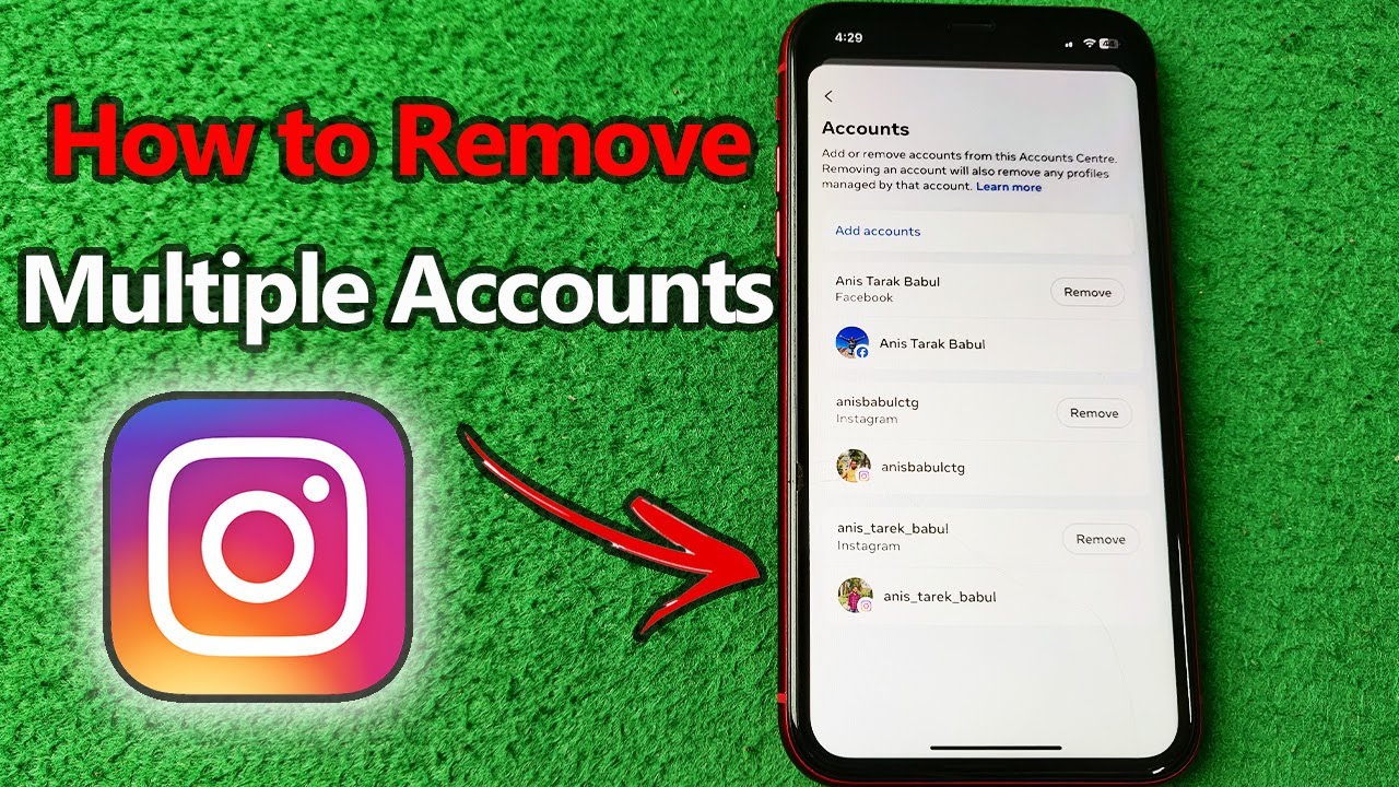 How to Remove Multiple Accounts From Instagram | Full How to Remove Multiple Accounts From Instagram | Full