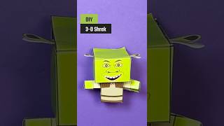 Diy 3D Shrek Papercraft Fun Printable Cube Model