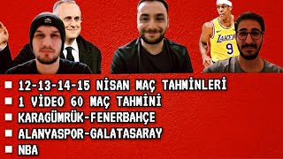 AHTAPOT PAUL #54 | 12-13-14-15 Nisan Maç Tahminleri, 60 Maç Tahmini, Süper Ligde