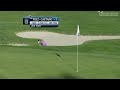 Gonzalo Fdez-Castano holes bunker shot for birdie at Northern Trust