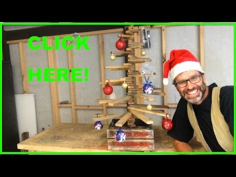 to make a christmas tree awesome scrap pallet wood project how to make 