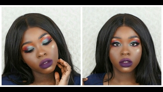 ANTI-Valentine's Day Makeup Tutorial (DARK SKIN)