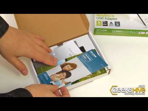 150Mbps Wireless N USB Adapter TL-WN721N TP-Link - Unboxing by www.geekshive.com