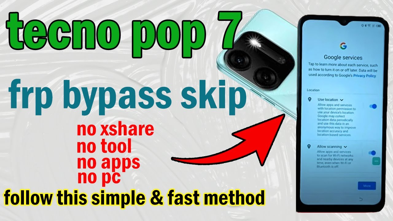 tecno pop 7 frp remove skipped tecno pop 7 frp remove skipped