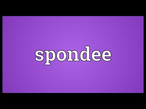 Header of spondee