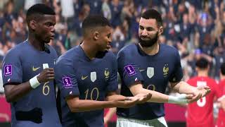Fifa 23 Dünya Kupası Modu ( Fransa -Tunus 3.Grup Maçı)