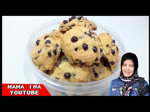 Roti chocolate cookies chip // resep kue kering chocochip cookies tanpa cetakan