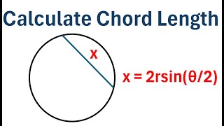 How to Calculate Chord Length in a Circle