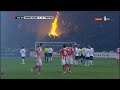 Red Star vs. Partizan (Fire in the South, Derby interrupted)
