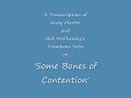 Andy Martin & Bob McChesney 'Some Bones of Contention' Trombone Solo Transcriptions