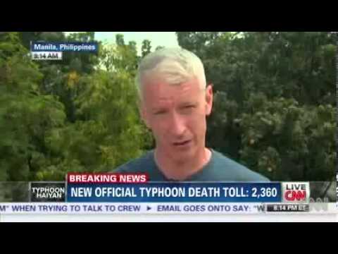 CNN Anchor Anderson Cooper Responds about Korina Sanchez Comment in Typhoon in Haiyan, Pilipinas