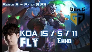 Gen Fly Ekko Vs Yasuo Bot - Patch 8.23 Kr Ranked