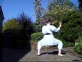 Annan shitoryu kata practice.