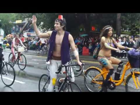 Solstice Parade 2011 Naked Bike Riders Solstice Parade 2011 Naked Bike Riders