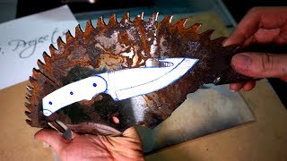 Making a Gut Knife from an Old Saw Making a Gut Knife from an Old Saw