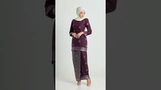 Riza Baju Kurung Songket Asli Dress Malay Baju Kurung Songket