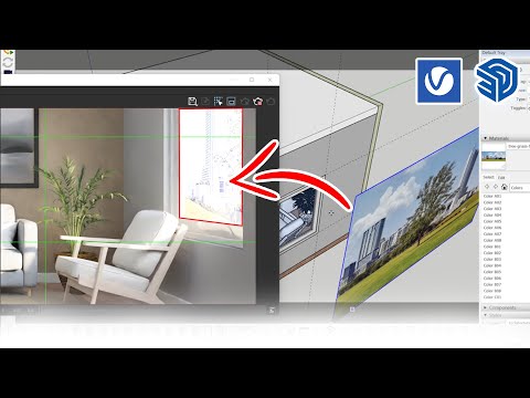 Adding A Background To Your Windows In VRAY For Sketchup
