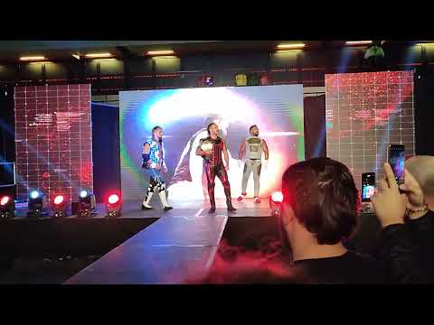 Guerillas Of Destiny (Tama Tonga, Tanga Loa and ELP) entrance at NJPW Royal Quest III