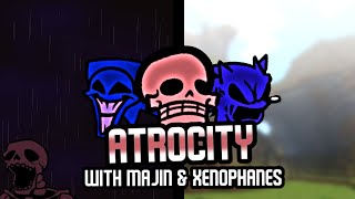 Friday Night Funkin': Atrocity but Majin Sonic roasts Xenophane