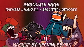 Absolute Rage [Madness X A.g.o.t.i. X Ballistic X Genocide]|Fnf Mashup By Heckinlebork]