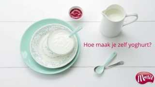 zelf yoghurt maken met bloemetjes