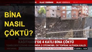 Kağıthanede 4 Katlı Bina Nasıl Çöktü? Tüm Detaylar
