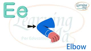 Letter-E-Joly Phonics Egg-Elbow-Envelope-Elephant