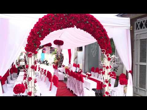 Cưới hỏi Tiến Vân / Cưới hỏi Hải Phòng / Khung nhà bạt bàn ghế Hải phòng M01