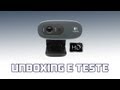 Unboxing e teste da Webcam Logitech C270 (Filma em HD)
