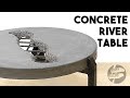 DIY Concrete River Table | How to Build a Concrete Coffee Table