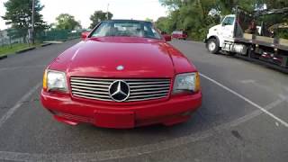 4K Review 1991 Mercedes-Benz SL500 Convertible with Hardtop Virtual Test-Drive & Walk-around