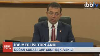 İBB Meclisi aralık ayı 1. oturumu Saraçhane’de yapılıyor.