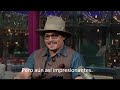 Johnny Depp On David Letterman (SUB ESPAÑOL) PARTE 1