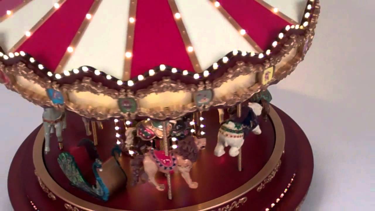 royal carousel music box youtube gold label christmas carousel