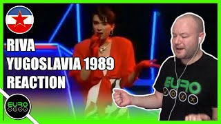 Yugoslavia Eurovision 1989 Reaction Riva - Rock Me Andy Reacts