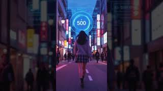 Walking Japanese Woman