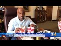 Denver Mayor Michael Hancock Takes Chicken Sandwich Challenge