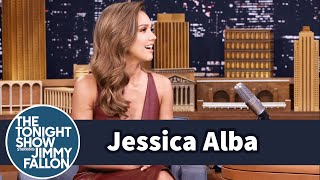 jessica alba teaches jimmy about swass