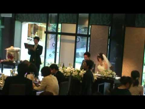 正しい結婚式のスピーチ
