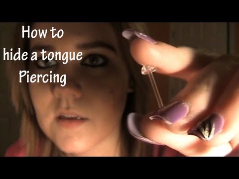 Tags: how to hide tongue ring piercing body modification metal ballz 