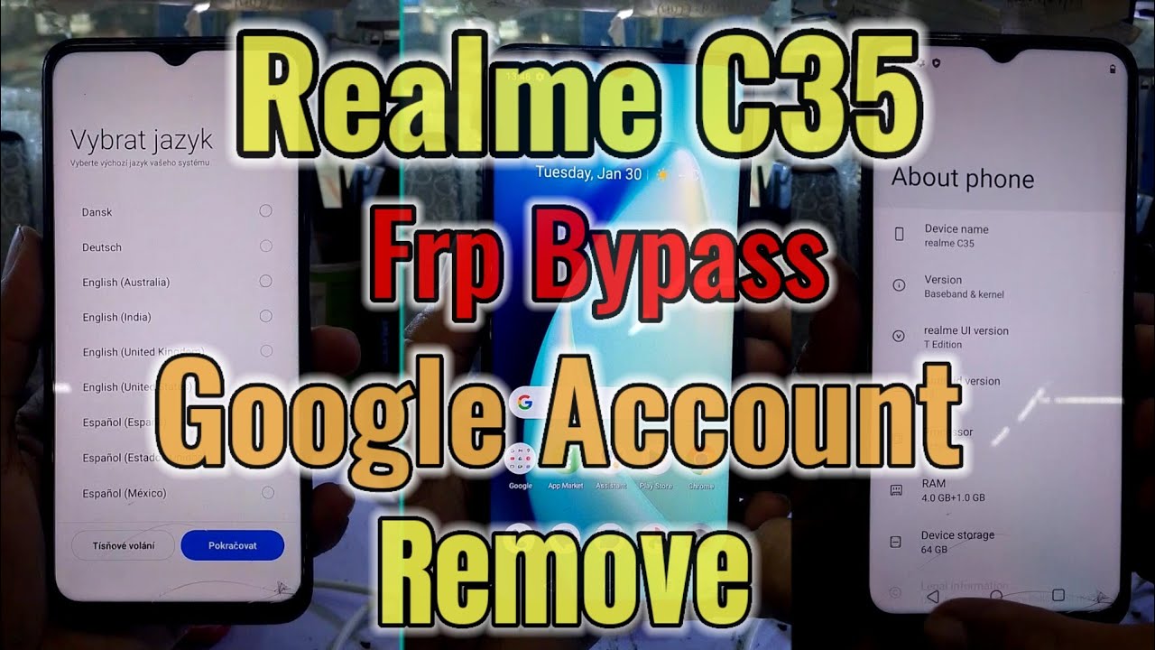 Realme C35 ( rmx3511) Android 13.Frp Bypass Google Realme C35 ( rmx3511) Android 13.Frp Bypass Google