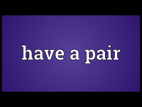 Header of Have a Pair