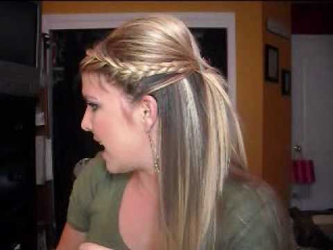 Hair Tutorial Braided Half Updo 727 tweeet twittercom wedding blog 