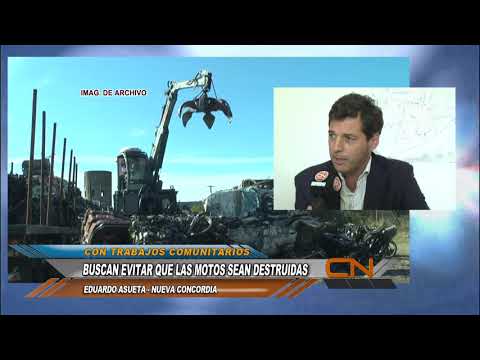 Eduardo Asueta propone una solución constructiva para evitar la destrucción de las motos
