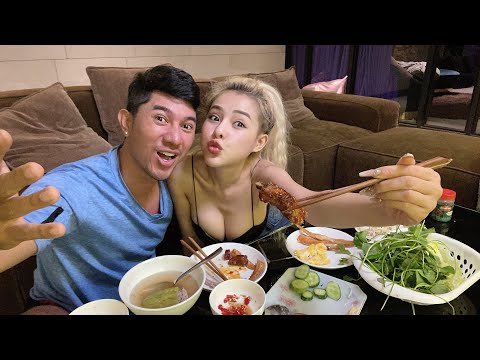 nấu bữa cơm tối, đơn giản nhưng ngon yêu thương. Lương Bằng Quang Ngân 98