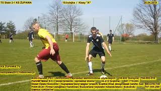 Skrót meczu: TS Stale - KS Żupawa (20.04.2019) Klasa "A", 19.kolejka